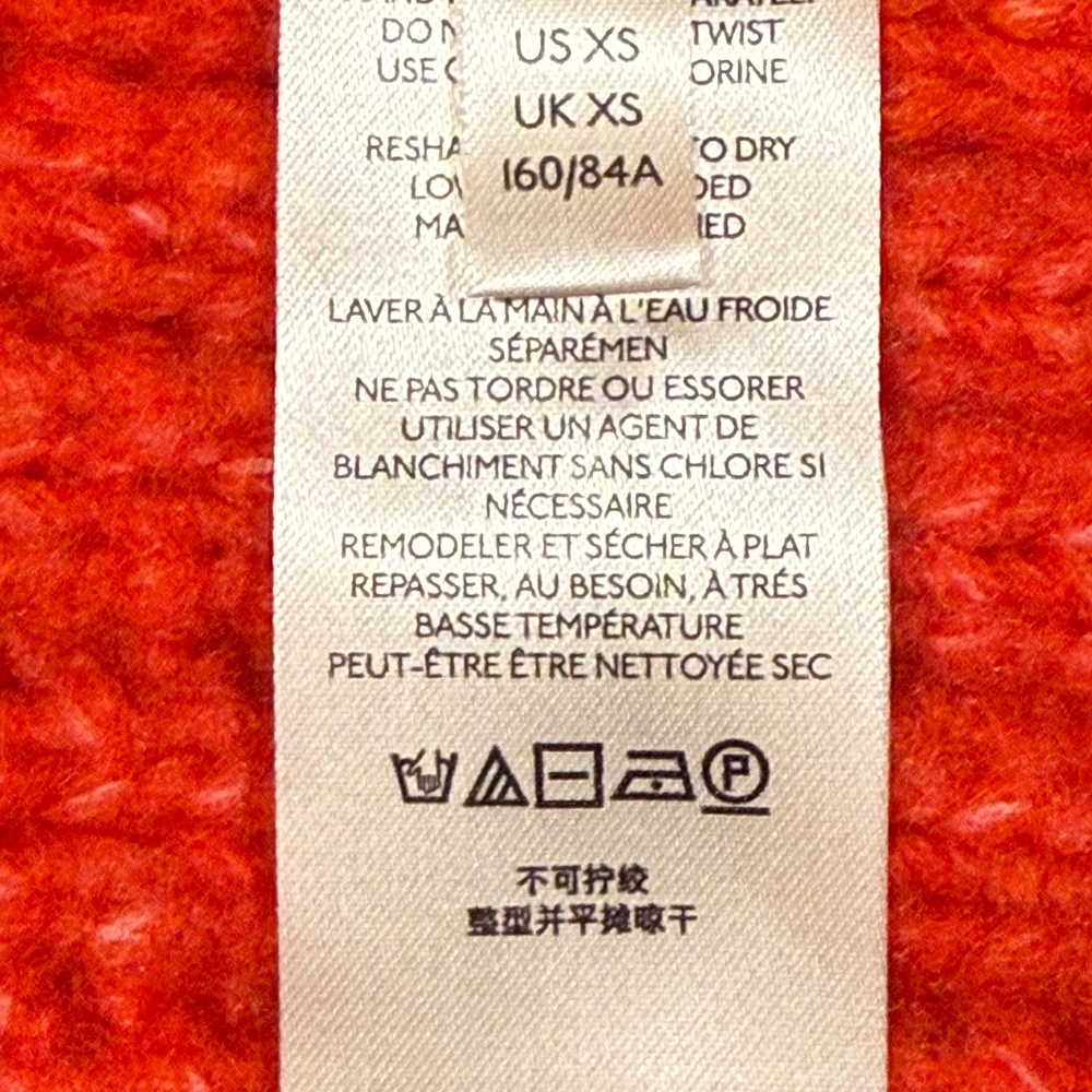 Free People Coral Cropped Sweater Size XS - Picture 4 of 5